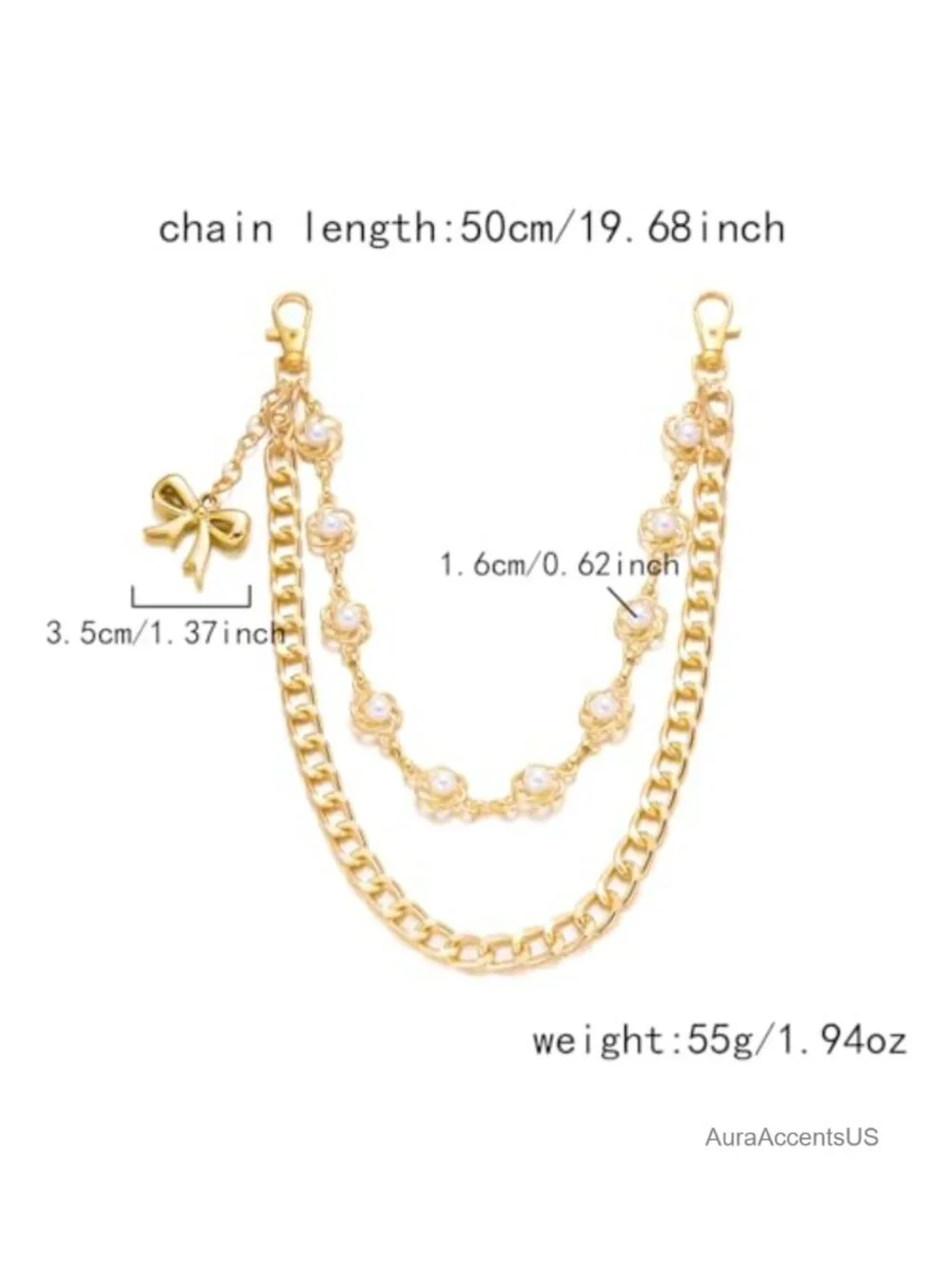 Y2K Grunge Chain Belt Pants Chain Wallet Chain Goth Accessories Jean Chain